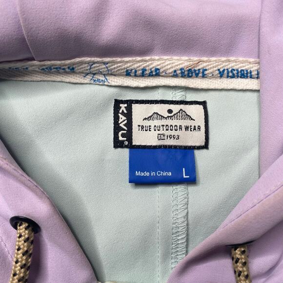 Kavu Bay Breeze Half Zip Jacket Size Large Women's Lightweight Outdoors - Picture 7 of 7